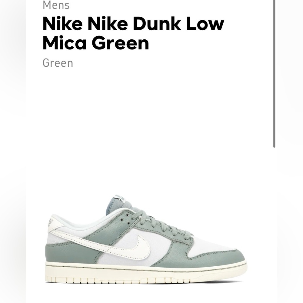 Nike Dunk Low Mica Green Men's Sneakers